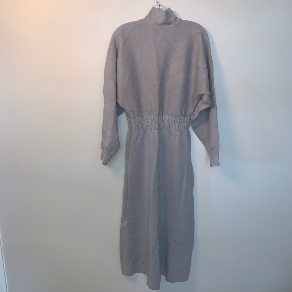 Zara Textured Knit Sweater Maxi Dress S - Picture 8 of 16